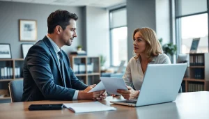 Consultation with a professional attorney at https://www.cohanlegal.com in a modern office environment.