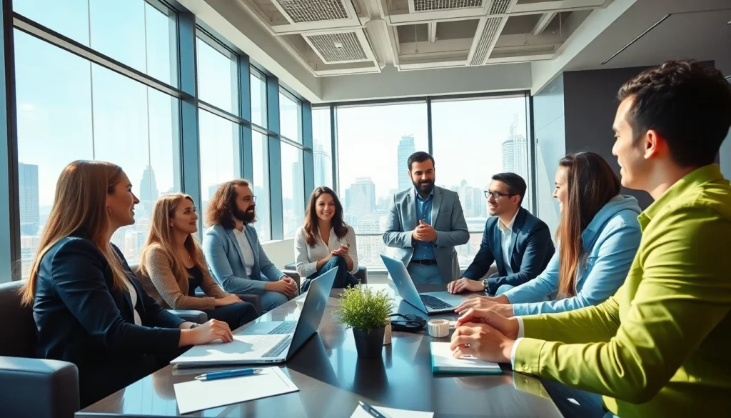 Engaged business meeting at https://u888com.biz/ showcasing diverse professionals collaborating effectively.