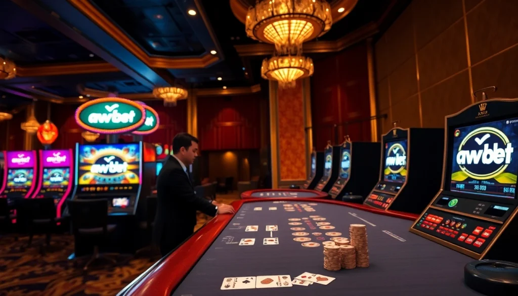 โชว์ประสบการณ์คาสิโนที่น่าตื่นเต้นของ Aw8bet ในบรรยากาศหรูหรา