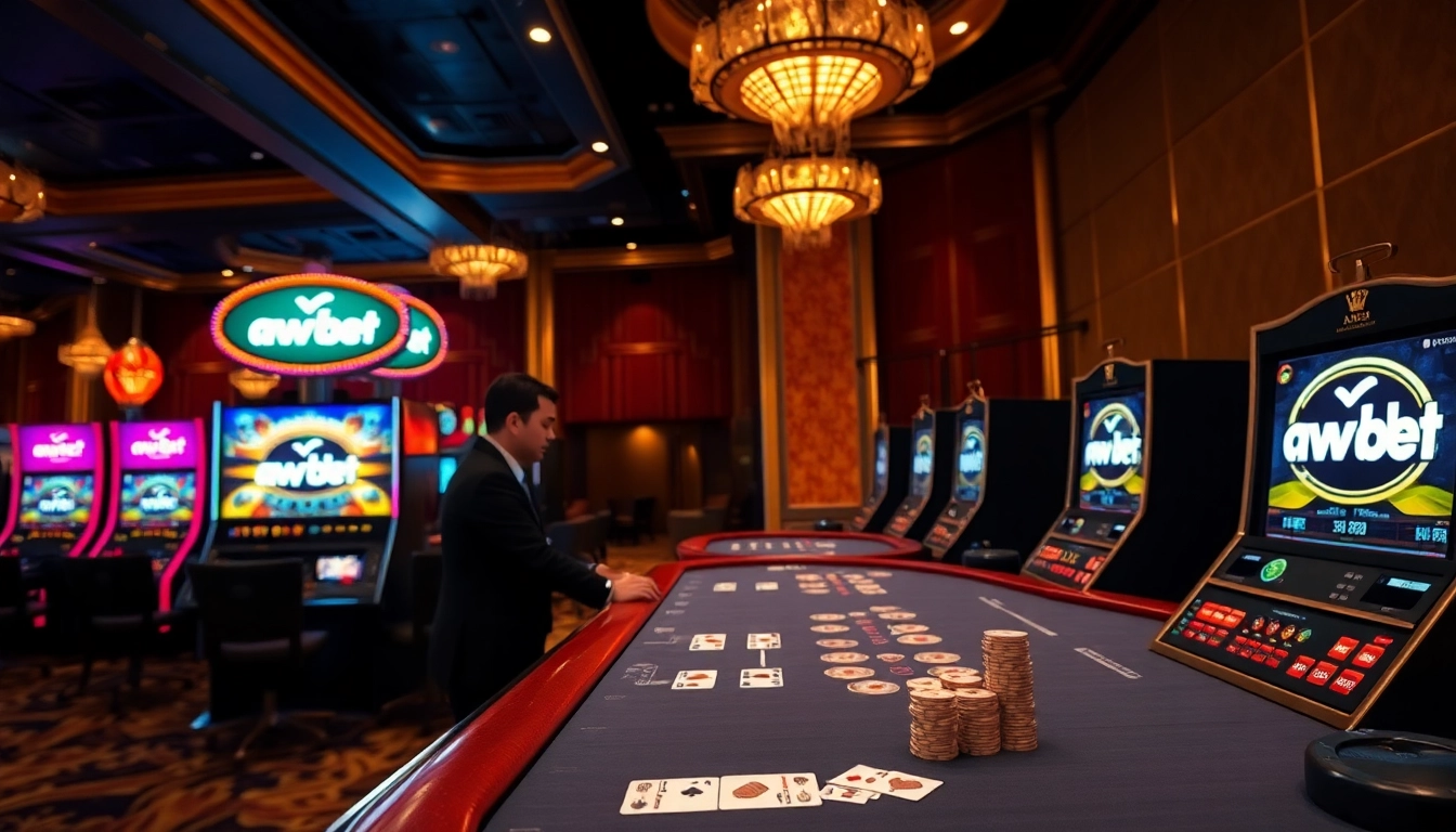 โชว์ประสบการณ์คาสิโนที่น่าตื่นเต้นของ Aw8bet ในบรรยากาศหรูหรา