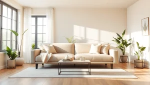 Energize your living space with this modern sofa bed in a cozy setting.