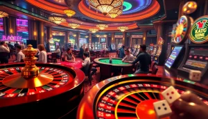 KJC AC 2 offers an exciting casino scene with roulette and poker tables in action.