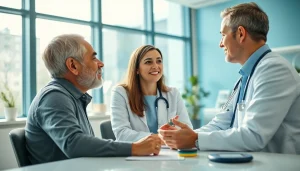 Consultation at https://www.medexdtc.com highlighting a healthcare provider's attentive interaction.
