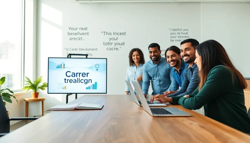 Watch professionals engage in online courses at https://www.careersprints.com, boosting their skills in a modern setting.