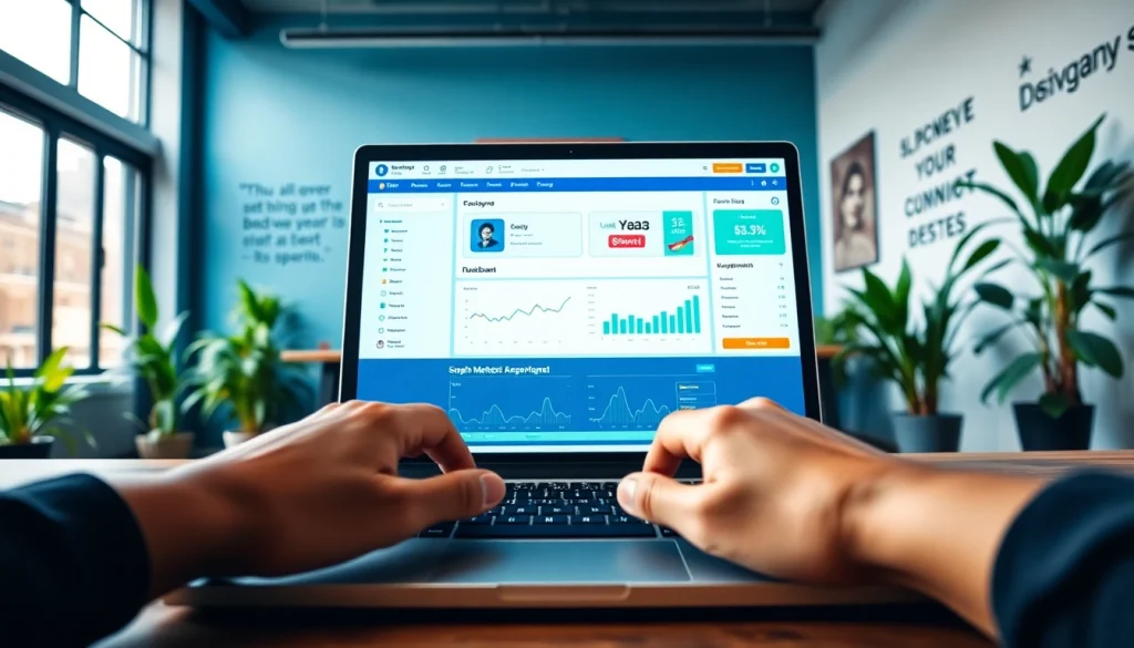 Optimize your strategy with this engaging visual of a facebook smm panel in action.