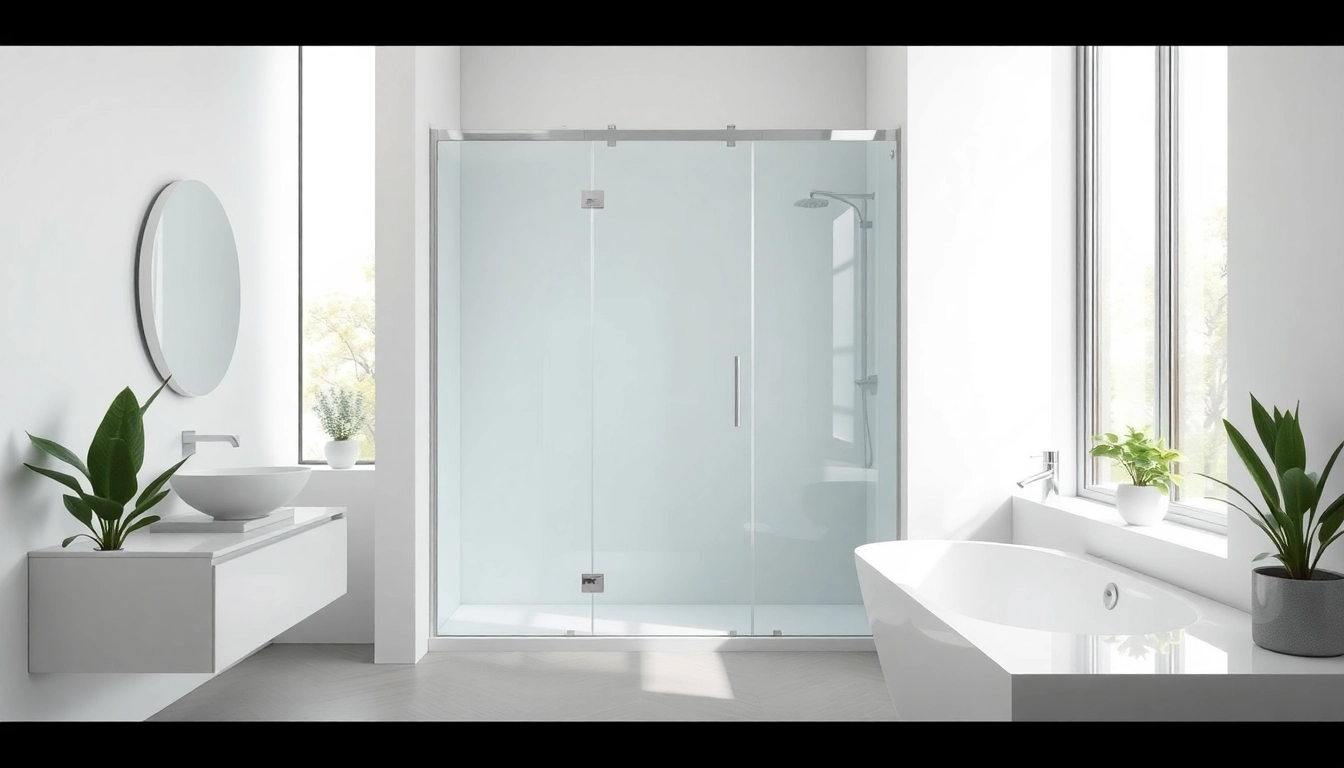 Admire the elegant paroi de douche sirhona enhancing a modern bathroom with sleek glass.