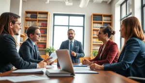 Clients consult with a lawyer at https://www.lalitlaw.com, demonstrating professionalism and trust.