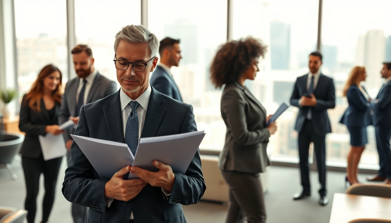 Attorneys at https://www.steinhardtlawfirm.com collaborating in a bright, modern office.