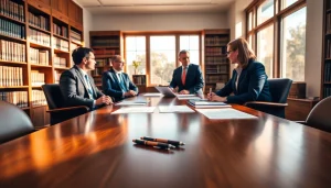 Consultation at https://www.turnpikelaw.com highlighting professionalism in a law office.