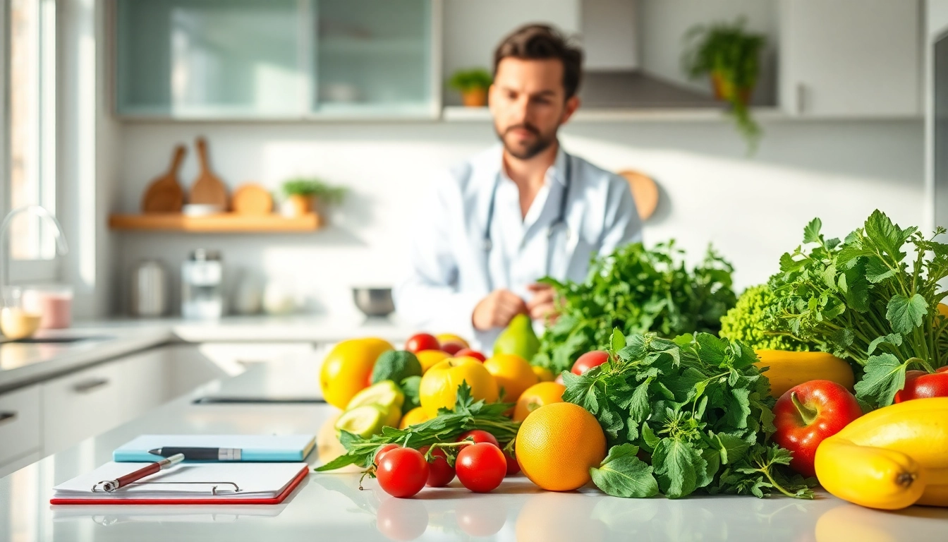 Liver cleanse for weight loss with fresh ingredients showcased by a nutrition expert in a bright kitchen.