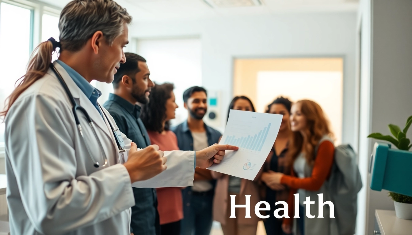 Patients engaging in a healthcare consultation highlighting Health and wellness advice.