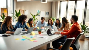 Boost your marketing strategies on https://whatalker.com with a dynamic team brainstorming session.