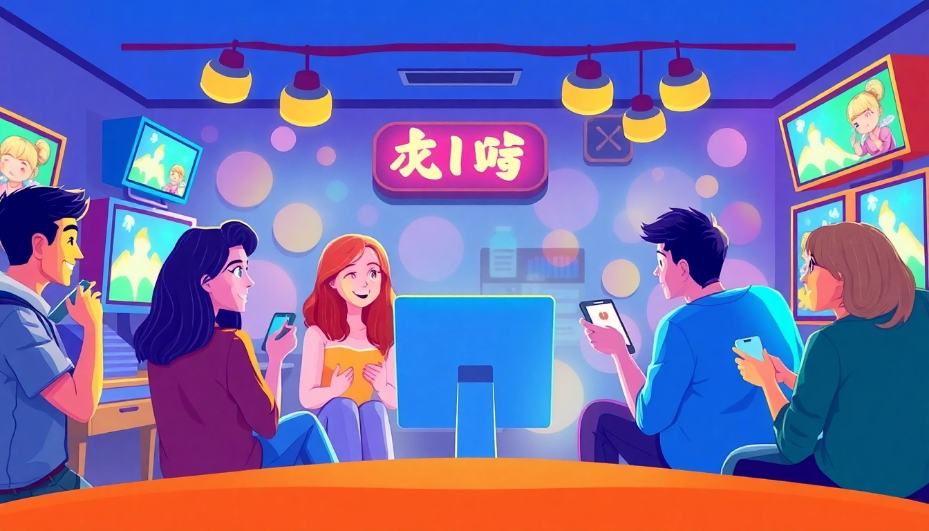 Players enjoying the tashan win game excitement in a vibrant, engaging gaming environment.