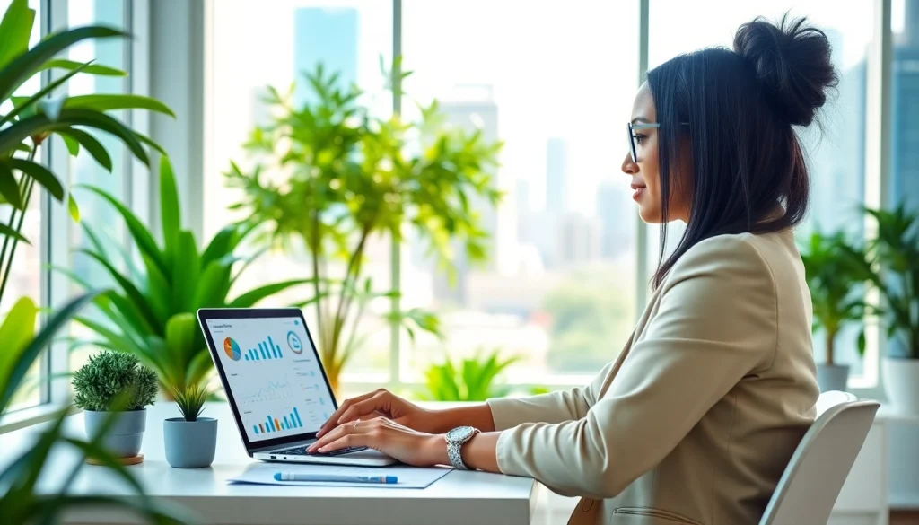 Boost your social media engagement with insights from https://boost-social-media.com in a vibrant workspace.