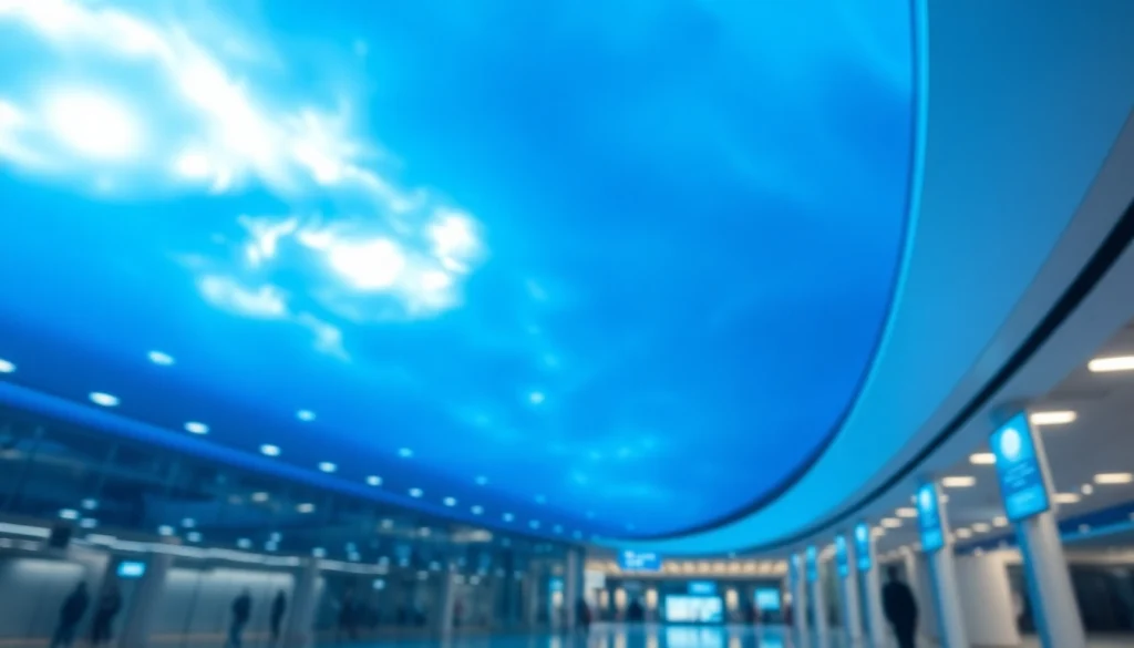 Visión de una infraestructura de Public Cloud que resalta su conectividad y rendimiento.