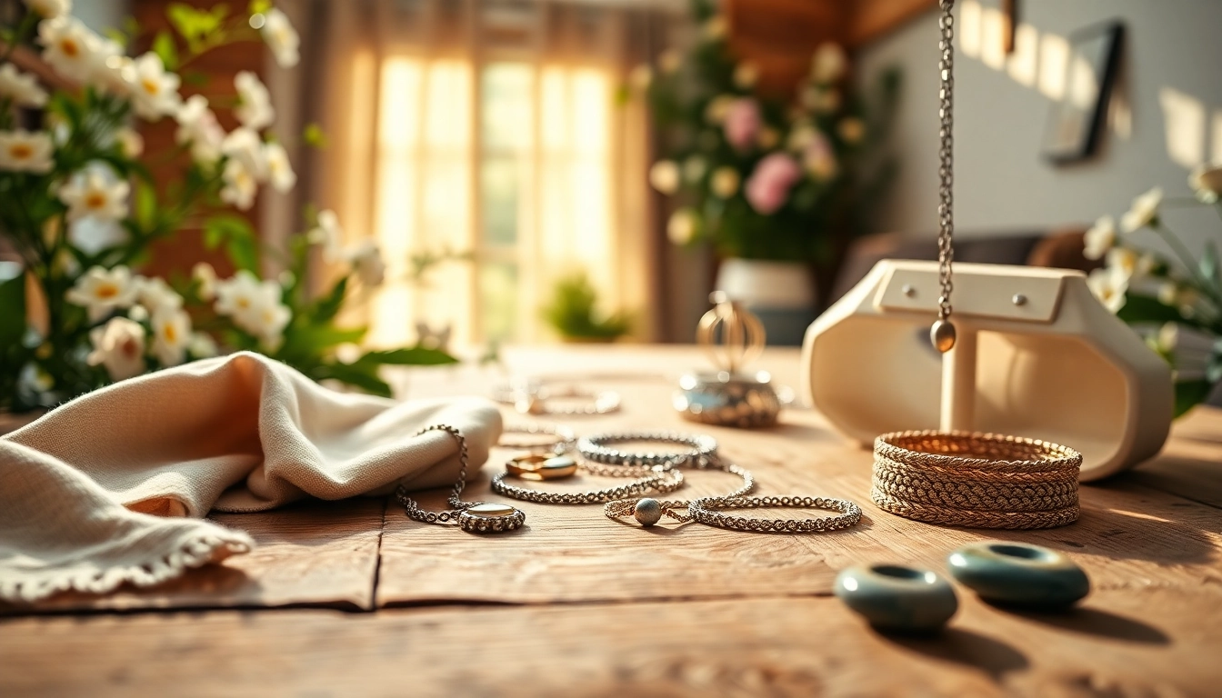 Showcase the elegance of handmade jewelry on https://www.lyliarose.com with a warm, inviting display.
