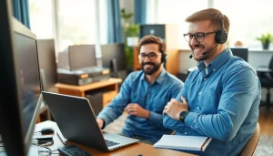 Providing efficient computer support and services in a home office setup.