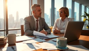 신용카드 현금화를 상담하는 전문가와 고객이 대화하는 장면