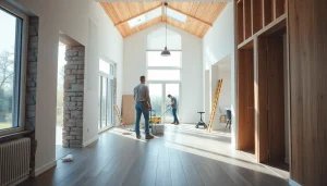 Abethu Builders transforming a home interior with quality renovations and new textures.