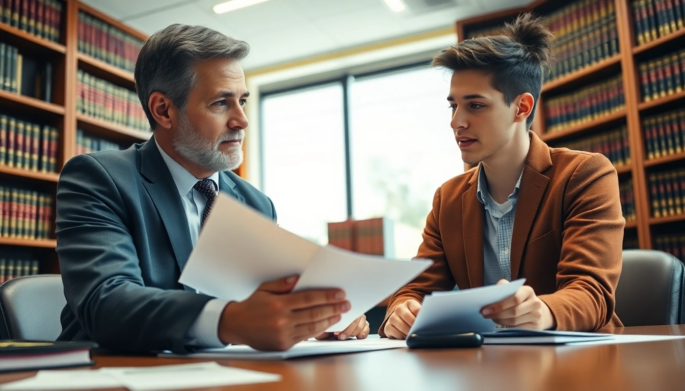 Consultation at https://www.steinhardtlawfirm.com showcasing a dedicated lawyer assisting clients.