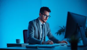 Calcolo ROI immobiliare: professionista che analizza dati per il flipping immobiliare.