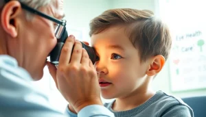 Ensure Our Children's Vision is prioritized through a compassionate eye examination of a child.