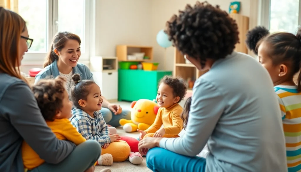 Engaging ABA therapy session at https://www.kiddsaba.com showcasing children and therapists in action.