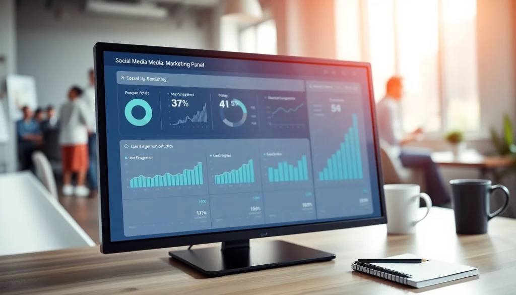 Analyze insights on smm panel performance metrics through a modern, professional interface.