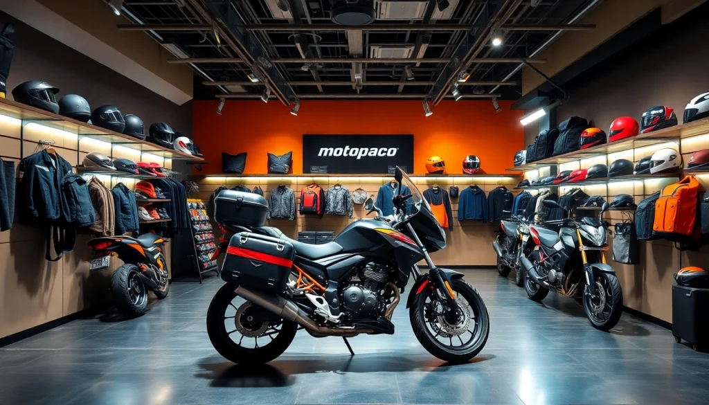 Découvrez l'équipement de moto motopaco avec des sacs, casques et accessoires de qualité supérieure.