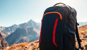 Vidi Rucksack mit einzigartigem Design in einer natürlichen Umgebung, perfekt für Abenteuerreisen.