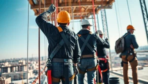 Utöva hög nivå av säkerhet med fallskydd och säkerhetsutrustning av hög kvalitet.