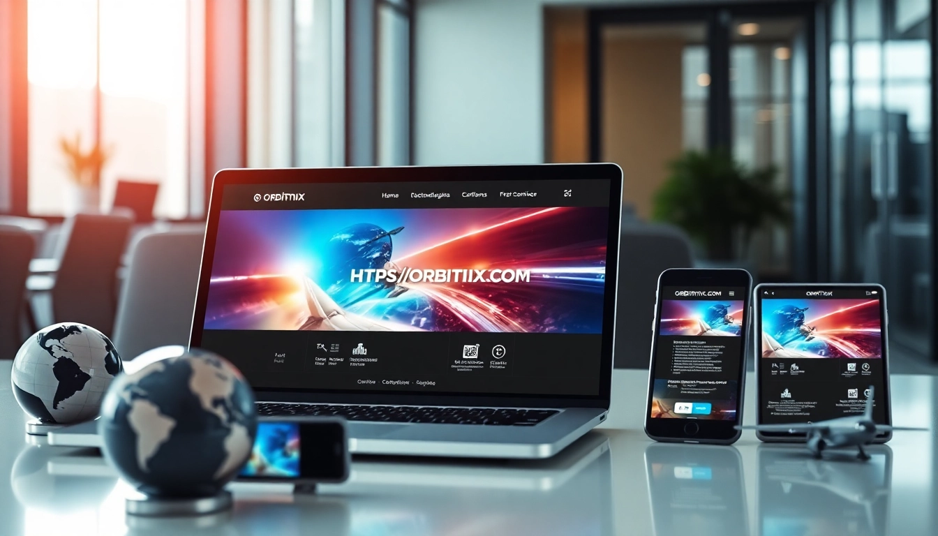 Engage with the website https://orbitnix.com showcasing advanced aerospace technologies.