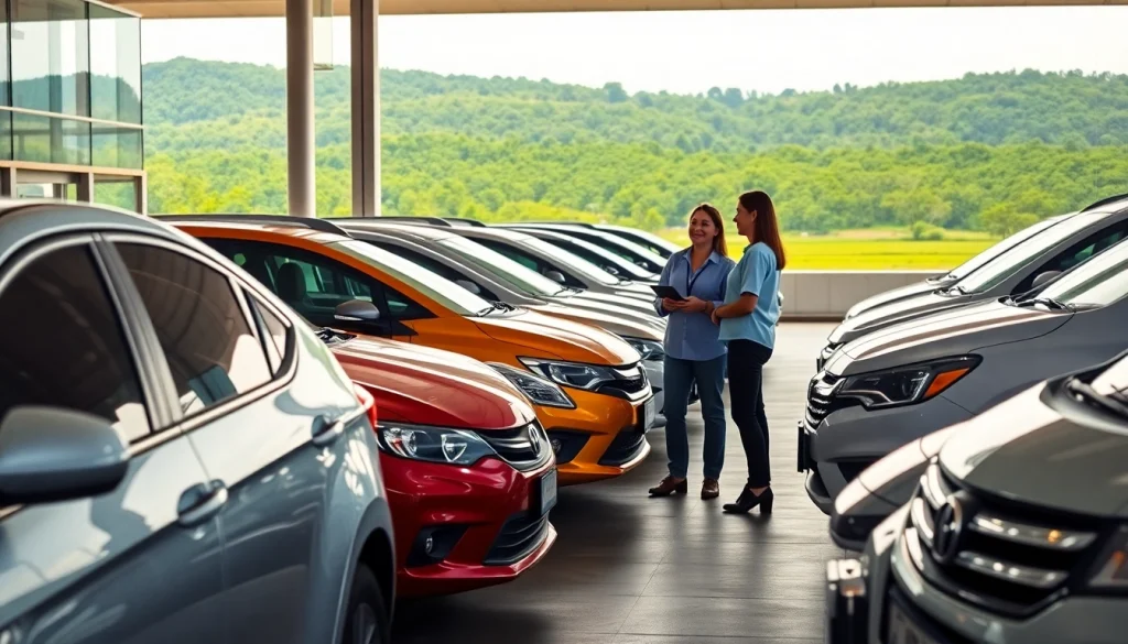 car rental at kuching with a variety of vehicles at the airport, highlighting convenience and service.