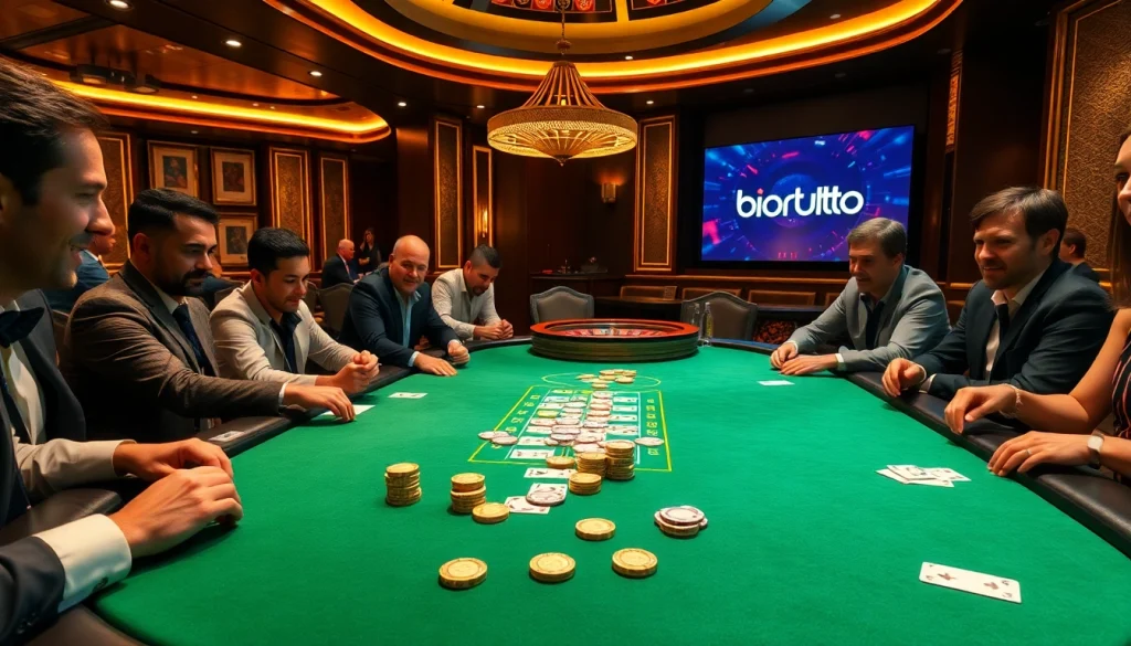 Experience the excitement of birutoto with intense poker action and luxurious casino ambiance.