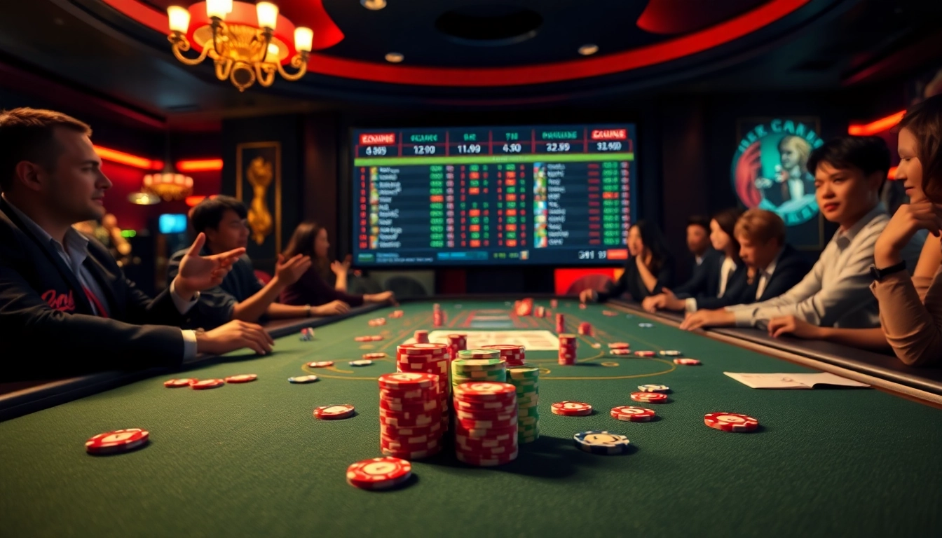 Exciting poker scene at PG99YK COM casino table with vibrant cards and chips.