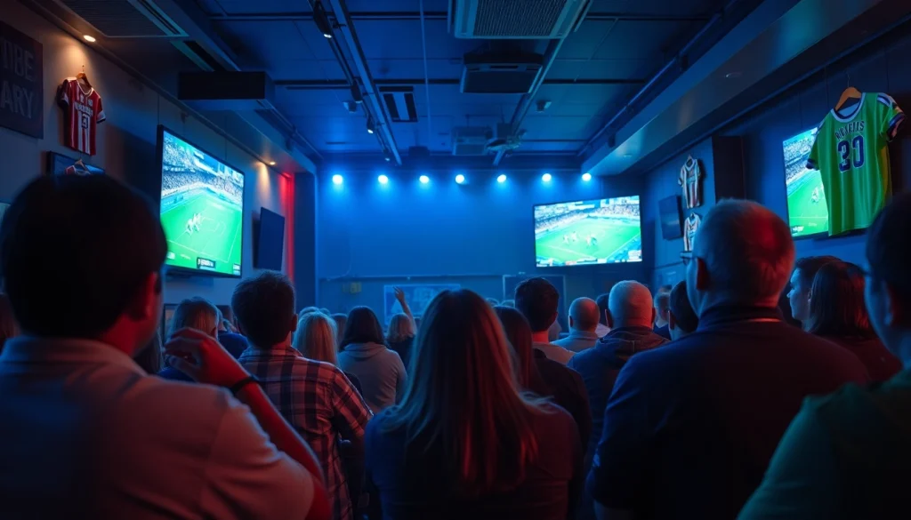 Watch diema sport online free in an energetic sports lounge with fans enjoying live matches.
