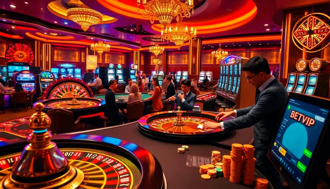 Trải nghiệm những trò chơi đầy cảm xúc tại Betvip với vòng quay roulette sống động và sự tham gia của người chơi.