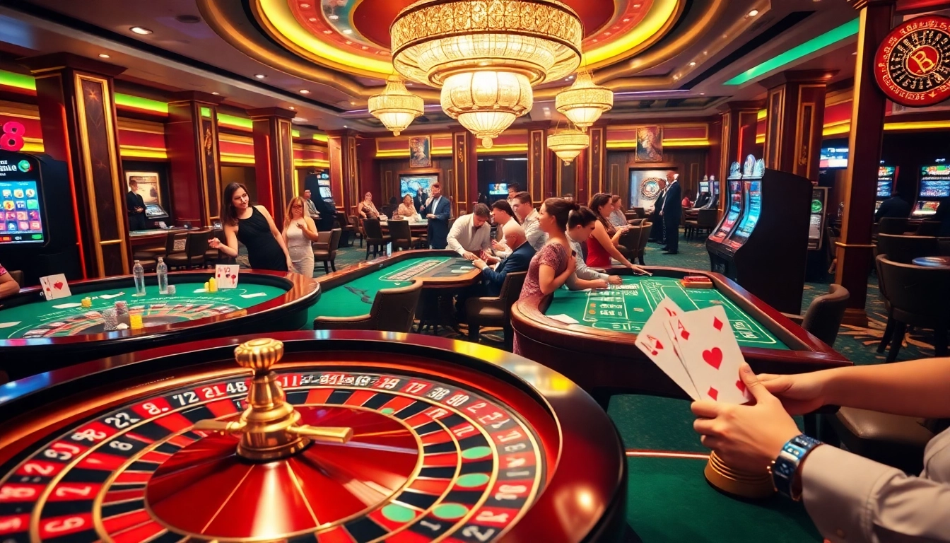 Experience the thrill of go 88 at a luxurious casino with vibrant games and excitement.