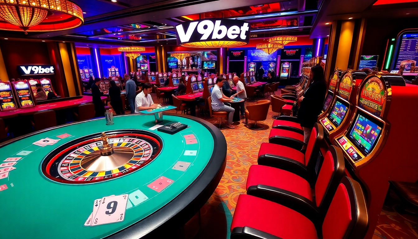 Experience the excitement of V9bet with vibrant casino gameplay and dynamic slot machines.