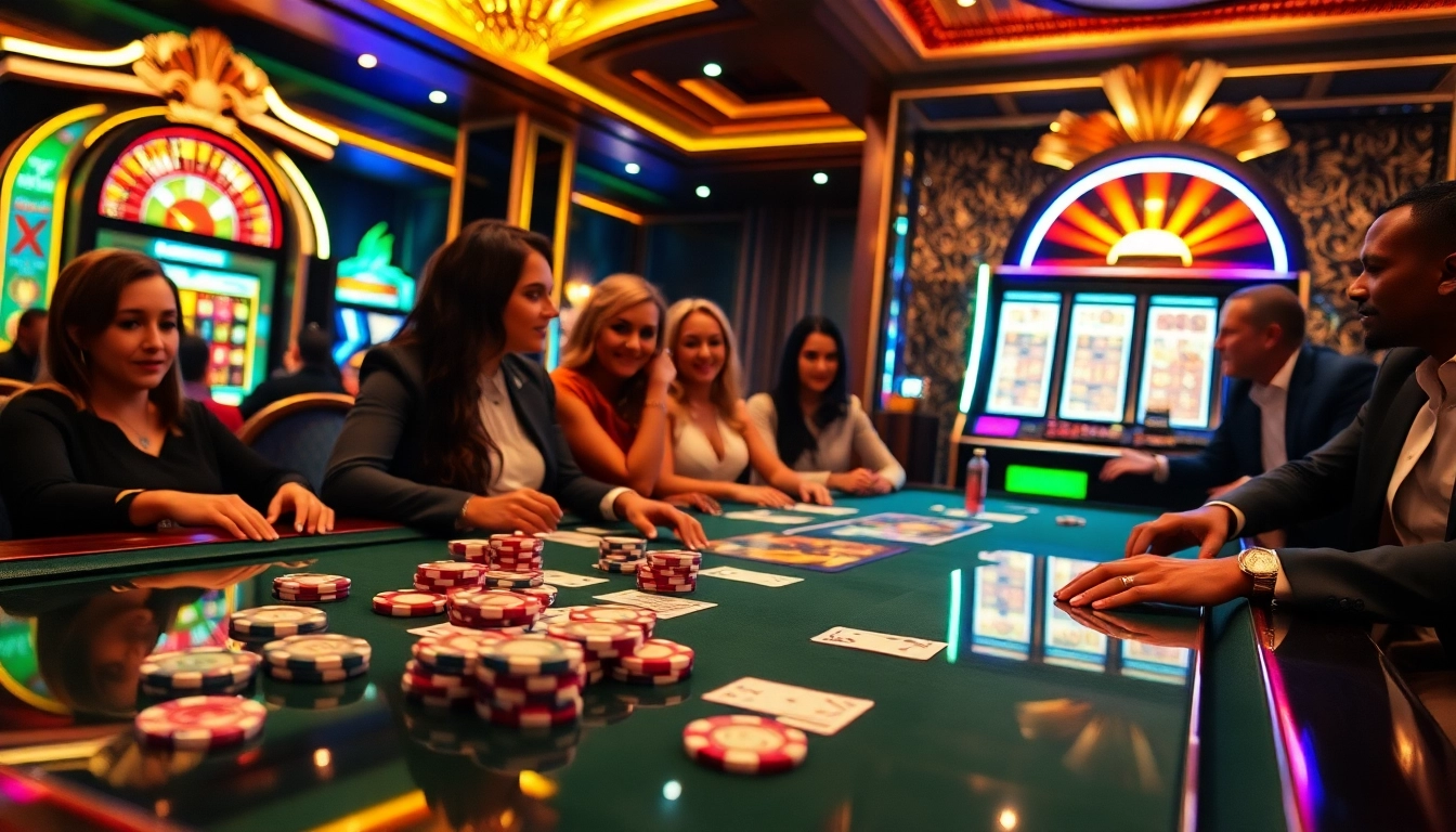 Experience thrilling gameplay at a casino table with s8 branded poker chips.