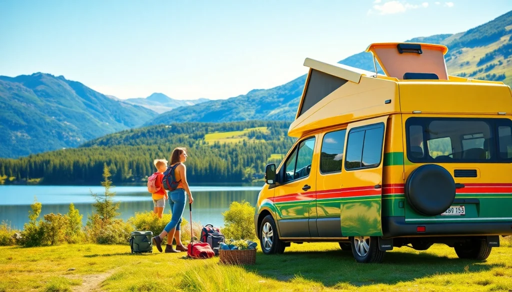 Experience outdoor adventures at https://fernweh-abenteuer.de with a family road trip surrounded by nature.