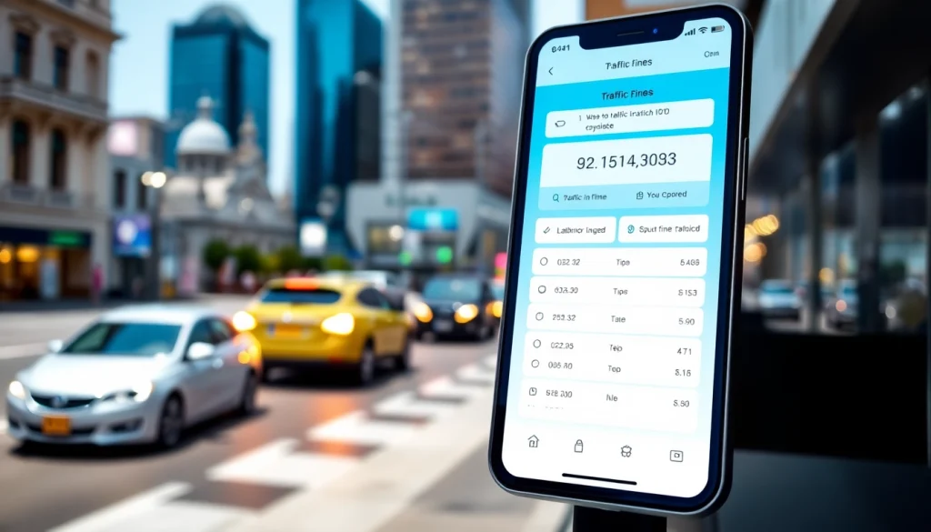 Accessing traffic fines through https://finecheck.cy with user-friendly features on a digital interface.