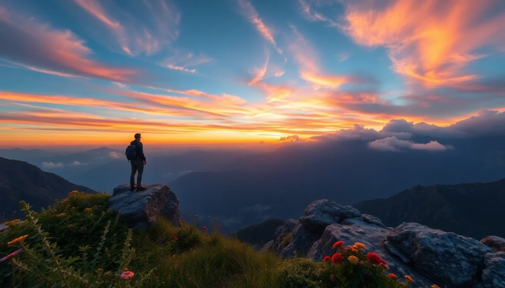 Immerse in adventure at https://fernweh-abenteuer.de with a breathtaking landscape and traveler.