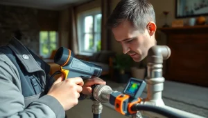 Leak Detection Scotland expert using advanced tools to locate hidden plumbing issues