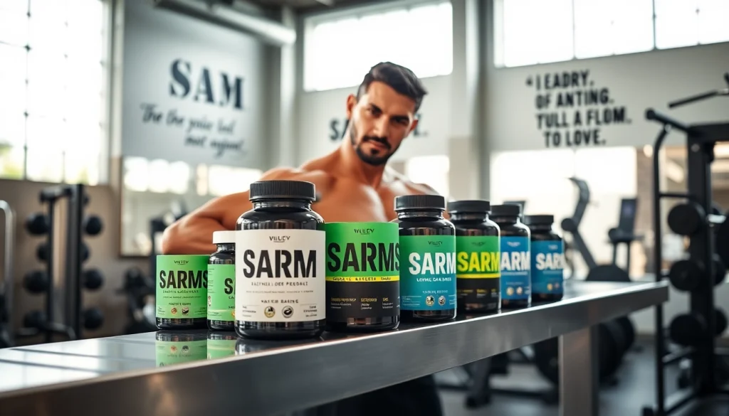 Discover premium quality SARMs to buy sarms uk at a modern fitness center showcasing products.