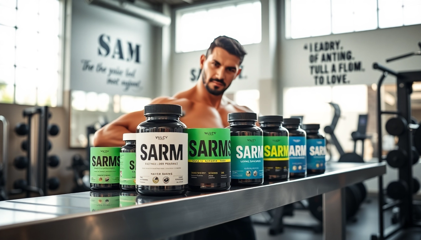 Discover premium quality SARMs to buy sarms uk at a modern fitness center showcasing products.
