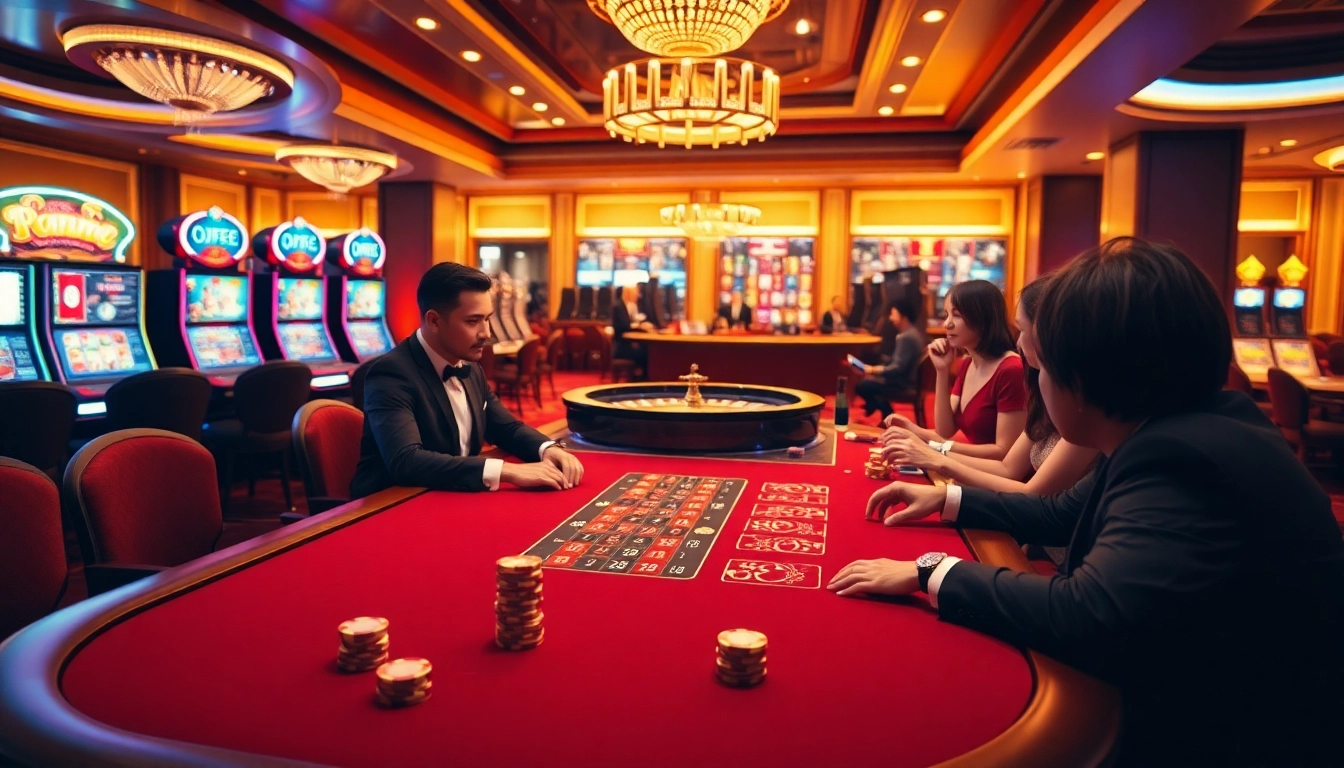 Experience the thrill of gaming at https://vua99.day/, featuring a luxurious poker table action.