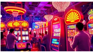 Menampilkan permainan petanitoto pada mesin slot yang memikat dengan pemain berdedikasi.