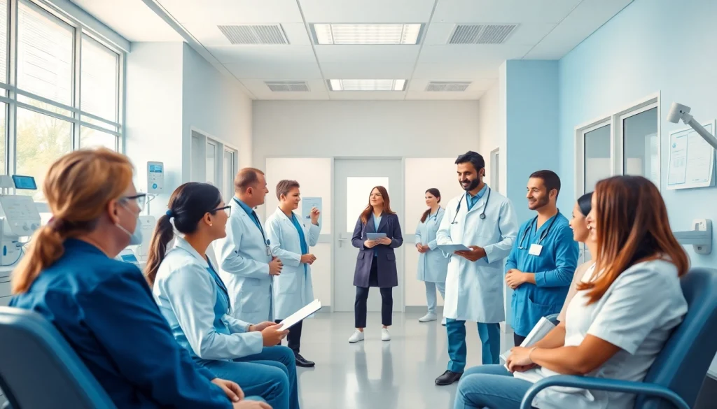 Consultation at https://www.medexdtc.com showcasing healthcare professionals assisting patients.