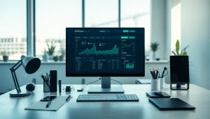 Découvrez etudedelamaisoncarree.fr à travers une interface moderne sur un bureau organisé.